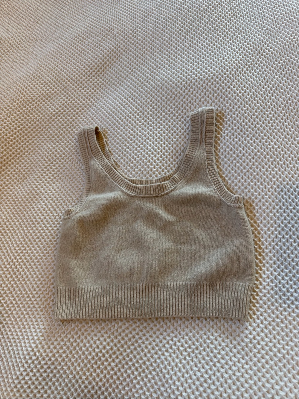 Madewell x Donni Cashmere and Wool Tank Cropped